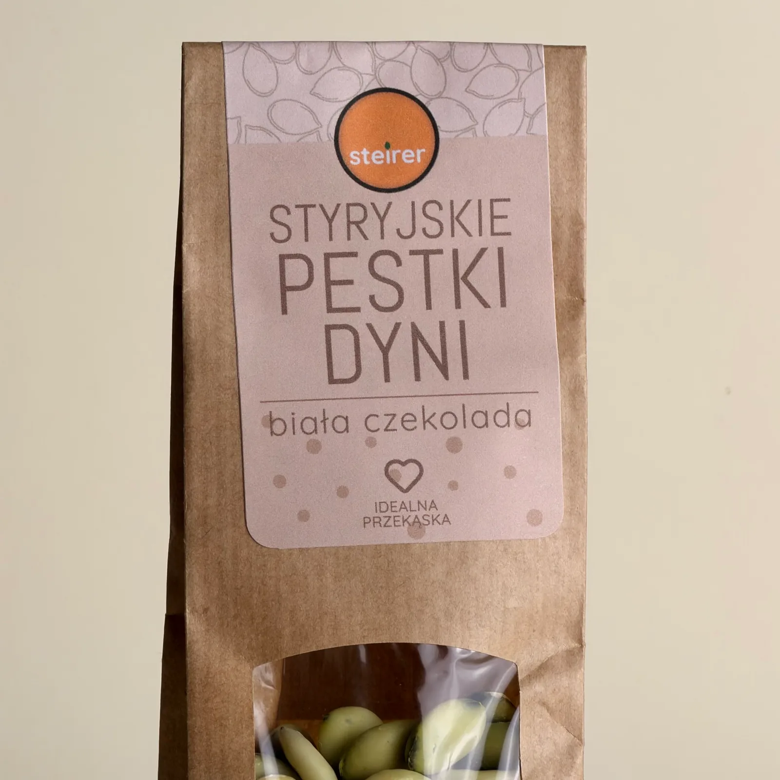 Styryjskie pestki dyni | Biała czekolada
