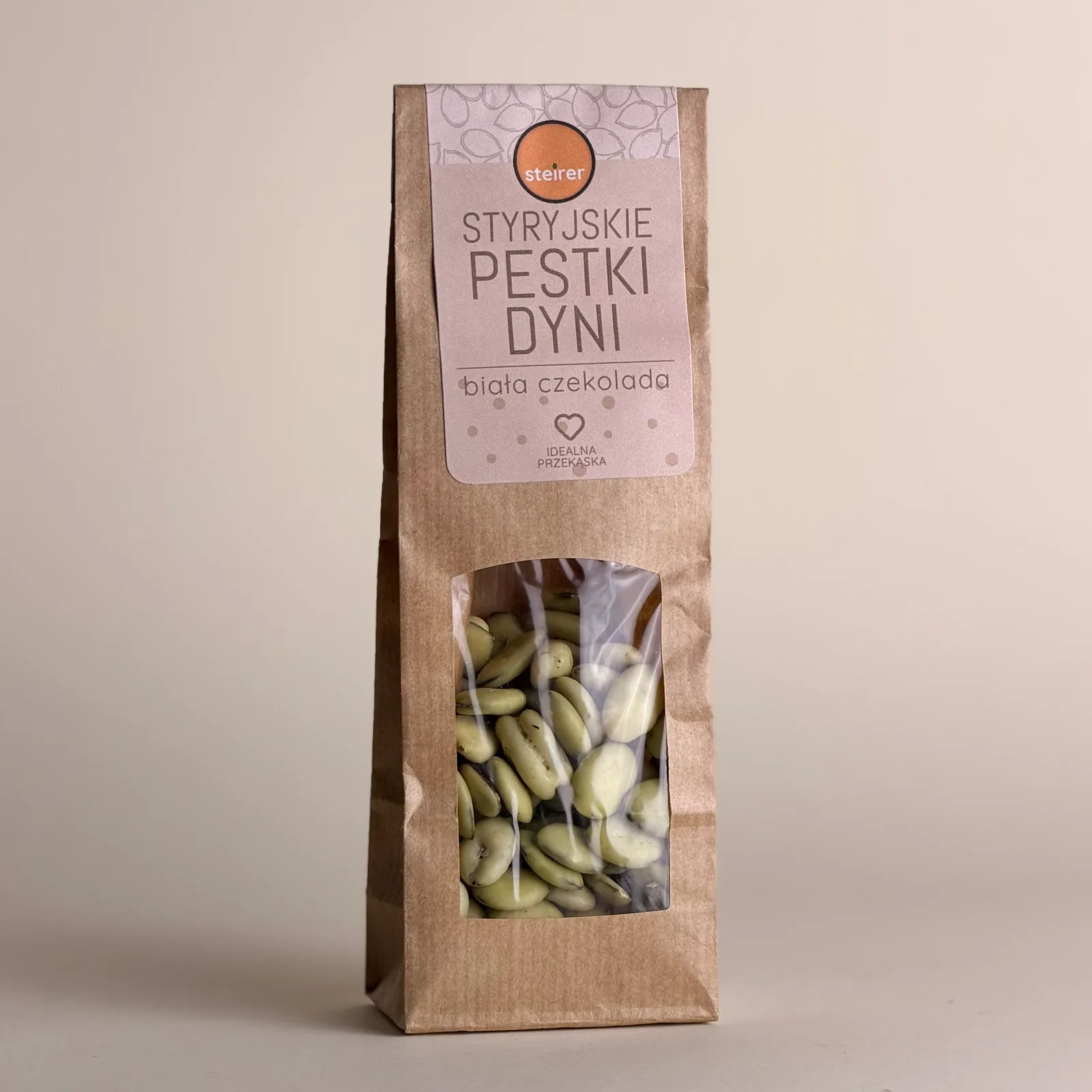 Styryjskie pestki dyni | Biała czekolada